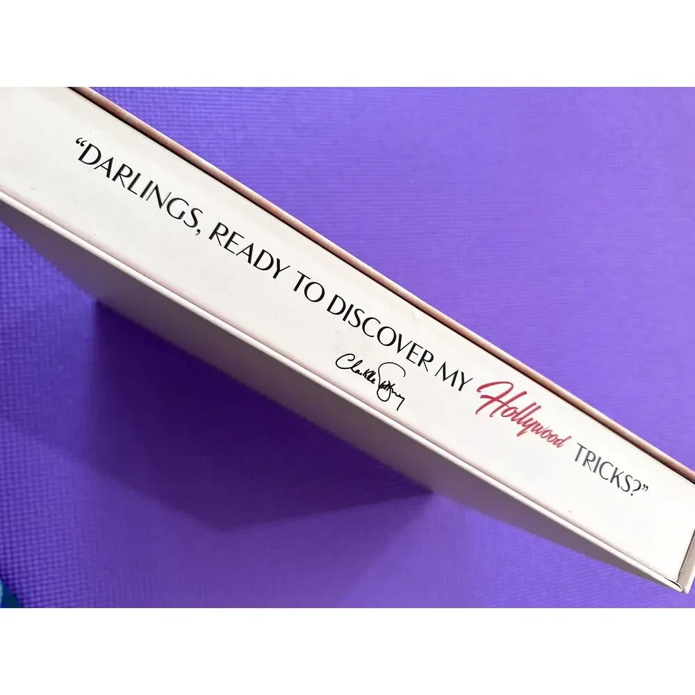 New Charlotte Tilbury Hollywood Glow PR Box 2 highlighters & 2 brushes